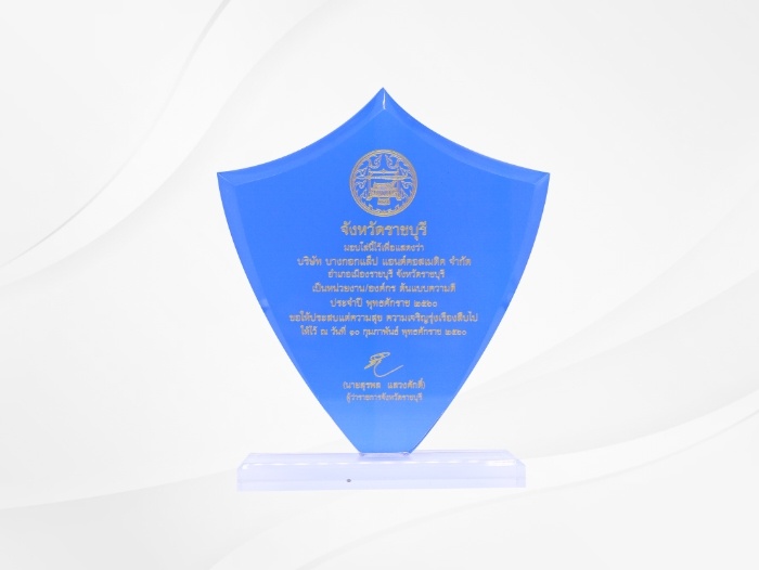 Honorable award for role-model organization